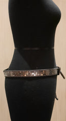 Hollywood Trading Company Studded Gunmetal Belt